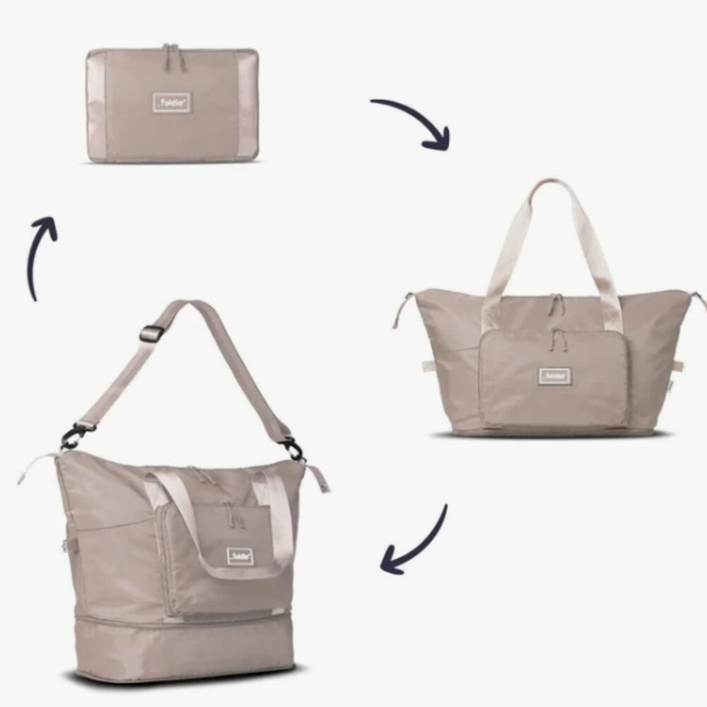 Foldie Travel Bag Beige